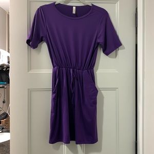 Purple T-Shirt Dress